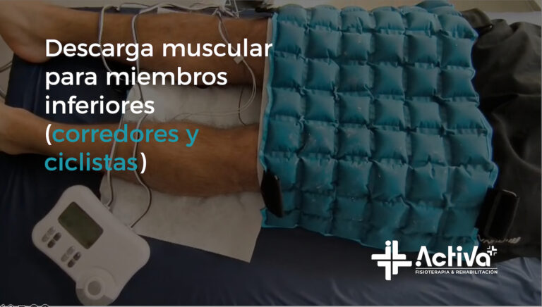 Aplicación de electroterapia y crioterapia