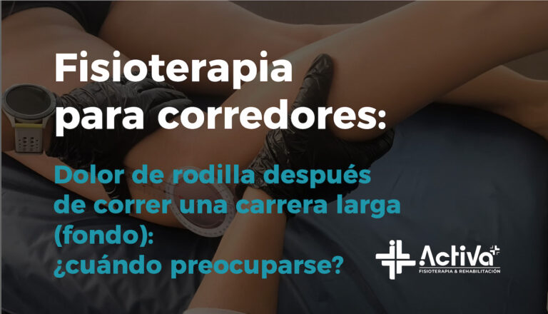 Dolor de rodilla después de correr una carrera larga
